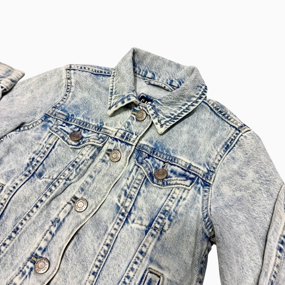 Gap Girls Denim Light Blue Jean Jacket Size S (7/8) Excellent Condition - Picture 2 of 6